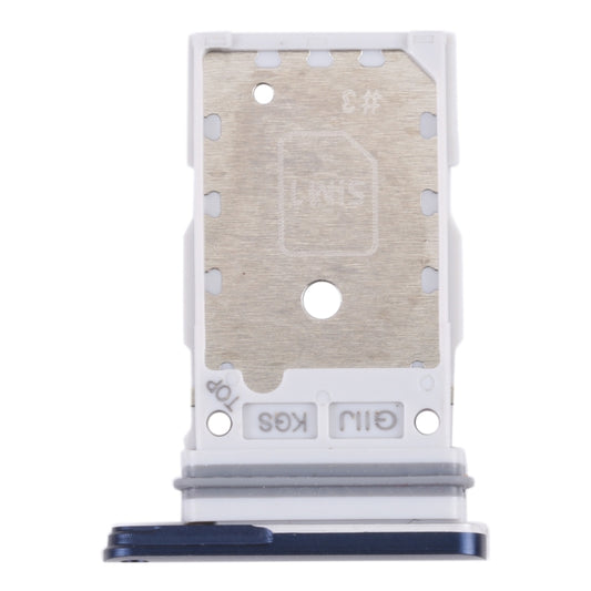 For Samsung Galaxy S21 FE 5G SM-G990B Original SIM Card Tray + SIM Card Tray (Blue) - Card Tray by buy2fix | Online Shopping UK | buy2fix