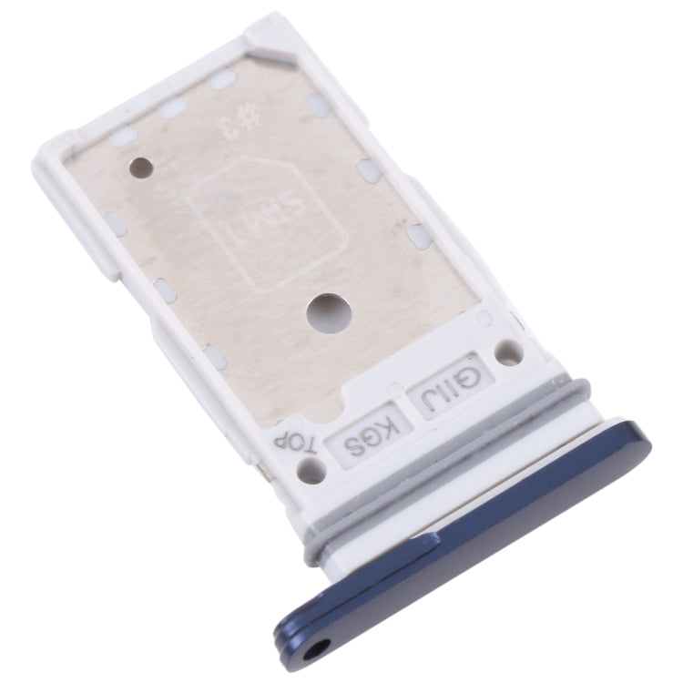 For Samsung Galaxy S21 FE 5G SM-G990B Original SIM Card Tray + SIM Card Tray (Blue) - Card Tray by buy2fix | Online Shopping UK | buy2fix