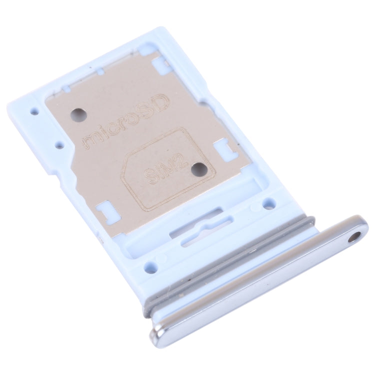 For Samsung Galaxy A53 5G SM-A536B Original SIM Card Tray + SIM Card Tray / Micro SD card tray (Blue) - Card Tray by buy2fix | Online Shopping UK | buy2fix