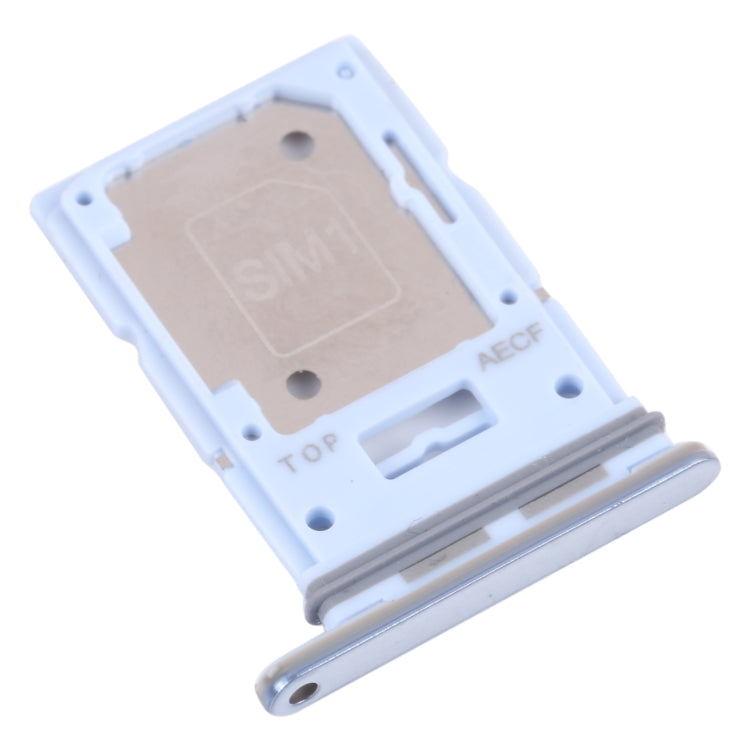 For Samsung Galaxy A53 5G SM-A536B Original SIM Card Tray + SIM Card Tray / Micro SD card tray (Blue) - Card Tray by buy2fix | Online Shopping UK | buy2fix