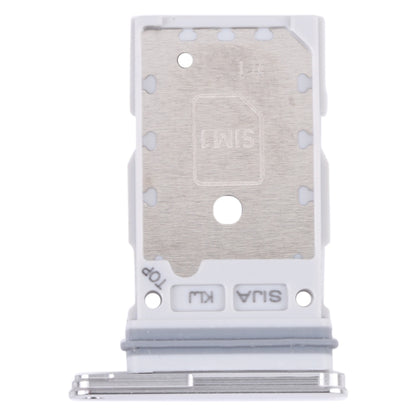 For Samsung Galaxy S22+ 5G / S22 5G / SM-S906B SM-S901B Original SIM Card Tray + SIM Card Tray (White) -  by buy2fix | Online Shopping UK | buy2fix