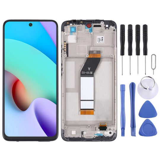 Écran LCD d'origine et numériseur complet avec cadre pour Xiaomi Redmi Note 11 4G 21121119SC