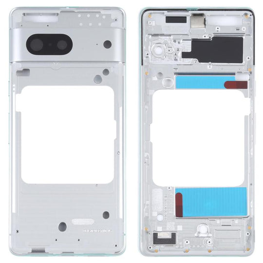 For Google Pixel 7 Front Housing LCD Frame Bezel Plate(Silver)
