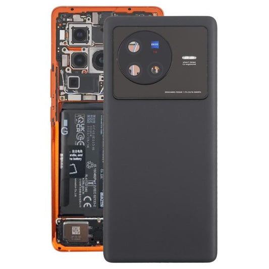 For vivo X80 Original Battery Back Cover (Black) by buy2fix