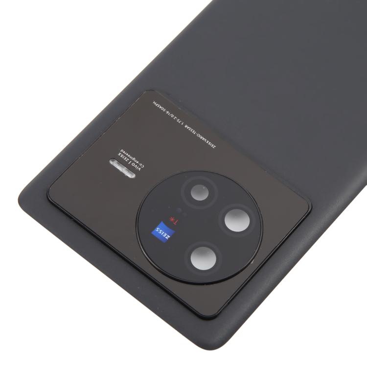 For vivo X80 Original Battery Back Cover (Black) by buy2fix