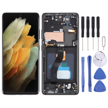 OLED LCD Screen For Samsung Galaxy S21 Ultra 5G SM-G998B Digitizer Full Assembly with Frame, Display Size: 6.78 inch(Black) - LCD Screen by buy2fix | Online Shopping UK | buy2fix