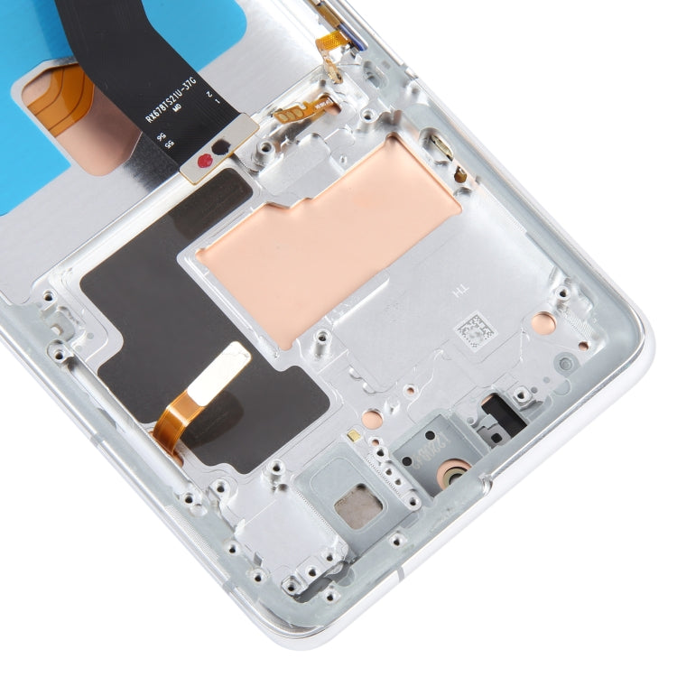 OLED LCD Screen For Samsung Galaxy S21 Ultra 5G SM-G998B Digitizer Full Assembly with Frame, Display Size: 6.78 inch (Silver) - LCD Screen by buy2fix | Online Shopping UK | buy2fix