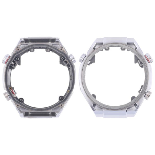 Original LCD Screen Frame Bezel Plate For Huawei Watch Ultimate(Silver)