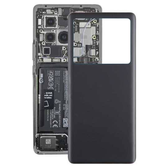 For vivo X80 OEM Glass Material Battery Back Cover(Black)