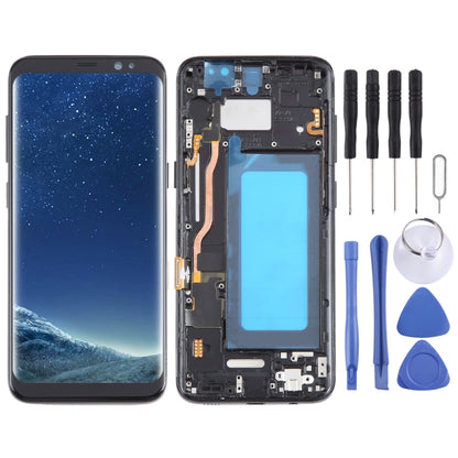 For Samsung Galaxy S8 SM-G950 TFT LCD Screen Digitizer Full Assembly with Frame (Black) - LCD Screen by buy2fix | Online Shopping UK | buy2fix