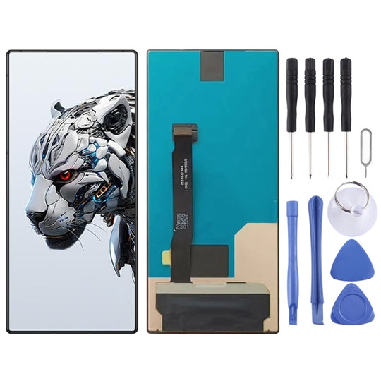 For ZTE nubia RedMagic 8S Pro+ AMOLED LCD Screen with Digitizer Full Assembly
