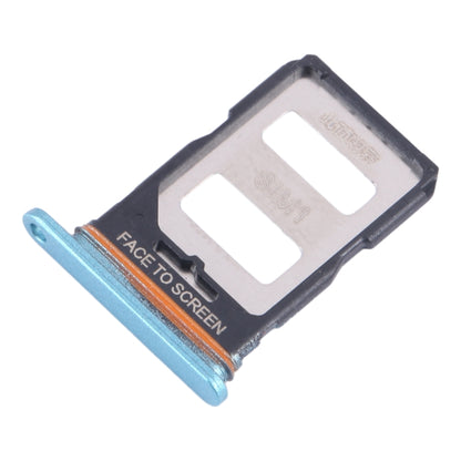 For Xiaomi Poco F5 SIM Card Tray + SIM Card Tray (Blue) - Card Tray by buy2fix | Online Shopping UK | buy2fix