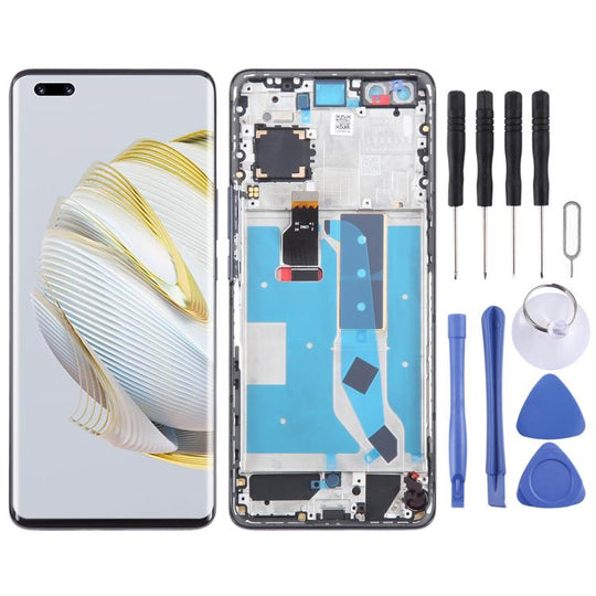 For Huawei Nova 10 Pro Original LCD Screen Digitizer Full Assembly with Frame (Black)
