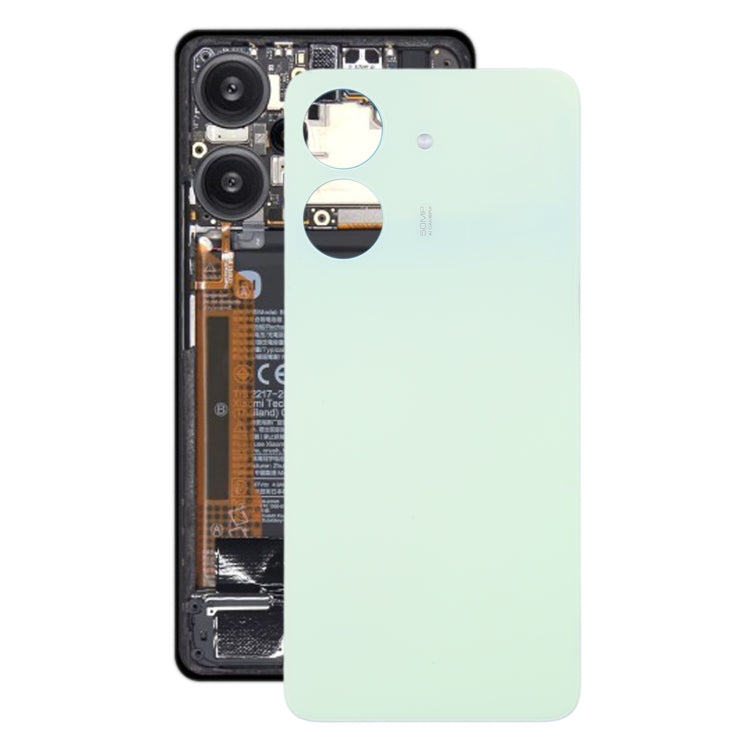 For Xiaomi Poco C65 Original Battery Back Cover(Green) - Back Cover by buy2fix | Online Shopping UK | buy2fix