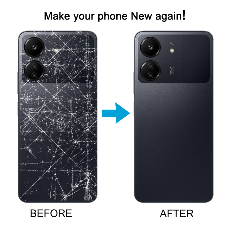 For Xiaomi Poco C65 Original Battery Back Cover(Black) by buy2fix