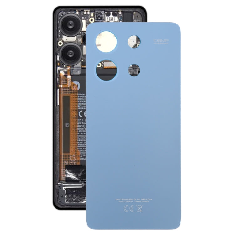 For Xiaomi Redmi Note 13 4G Original Battery Back Cover(Blue) by buy2fix