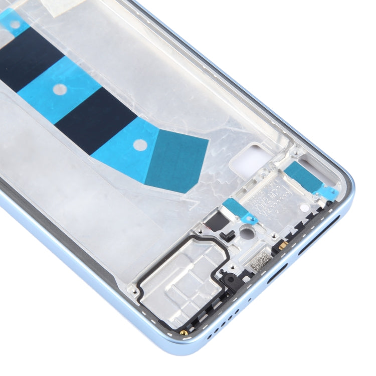 For Xiaomi Redmi Note 13 4G Original Front Housing LCD Frame Bezel Plate (Blue) by buy2fix