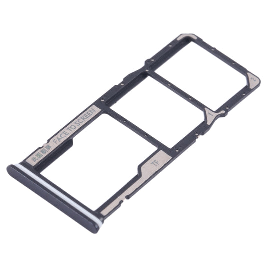 For Xiaomi Redmi Note 12 4G SIM Card Tray + SIM Card Tray + Micro SD Card Tray (Black) by buy2fix