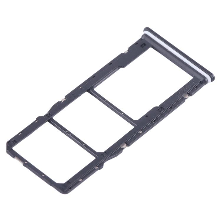 For Xiaomi Redmi Note 12 4G SIM Card Tray + SIM Card Tray + Micro SD Card Tray (Black) - Card Tray by buy2fix | Online Shopping UK | buy2fix