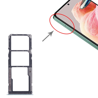 For Xiaomi Redmi Note 12 4G SIM Card Tray + SIM Card Tray + Micro SD Card Tray (Green) by buy2fix