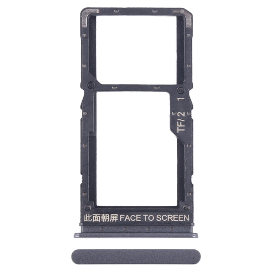 For Xiaomi Redmi Note 12 5G SIM Card Tray + SIM / Micro SD Card Tray (Black)