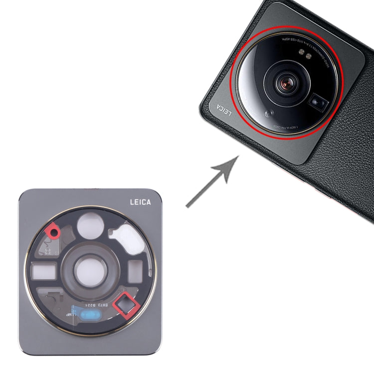 For Xiaomi 12s Ultra Camera Lens Cover (Grey) by buy2fix