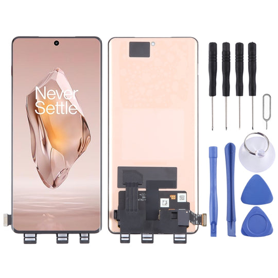 For OnePlus 12R CPH2609 AMOLED LCD Screen with Digitizer Full Assembly (Black)