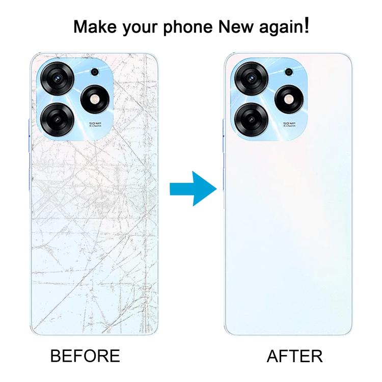 For Tecno Spark 10 Pro KI7 Original Battery Back Cover(Black) by buy2fix