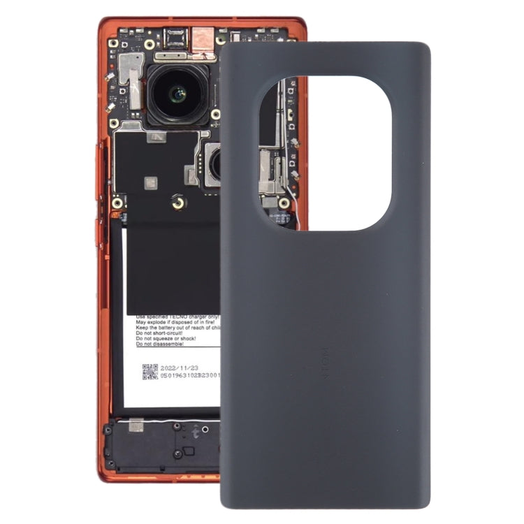 For Tecno Phantom X2 AD8 Original Battery Back Cover(Black) - Back Cover by buy2fix | Online Shopping UK | buy2fix