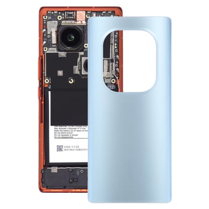 For Tecno Phantom X2 Pro AD9 Original Battery Back Cover(Silver) - Back Cover by buy2fix | Online Shopping UK | buy2fix