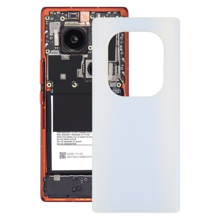 For Tecno Phantom X2 Pro AD9 Original Battery Back Cover(White) by buy2fix
