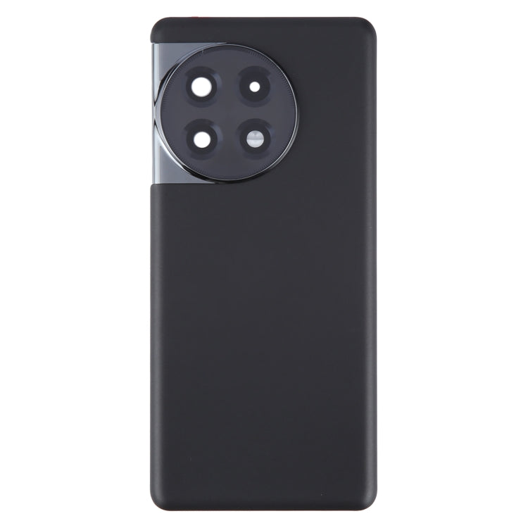 For OnePlus 11R Battery Back Cover with Camera Lens Cover(Black) - Back Cover by buy2fix | Online Shopping UK | buy2fix