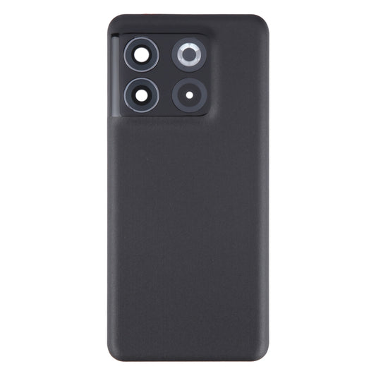 For OnePlus 10T Battery Back Cover with Camera Lens Cover(Black) by buy2fix