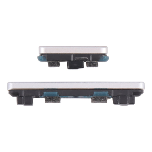 For Google Pixel 7A Power Button + Volume Control Button (Silver) by buy2fix