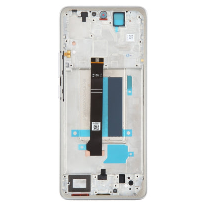 For Xiaomi Redmi Note 13 Pro+ Original AMOLED Material LCD Screen Digitizer Full Assembly with Frame (Silver) - LCD Screen by buy2fix | Online Shopping UK | buy2fix