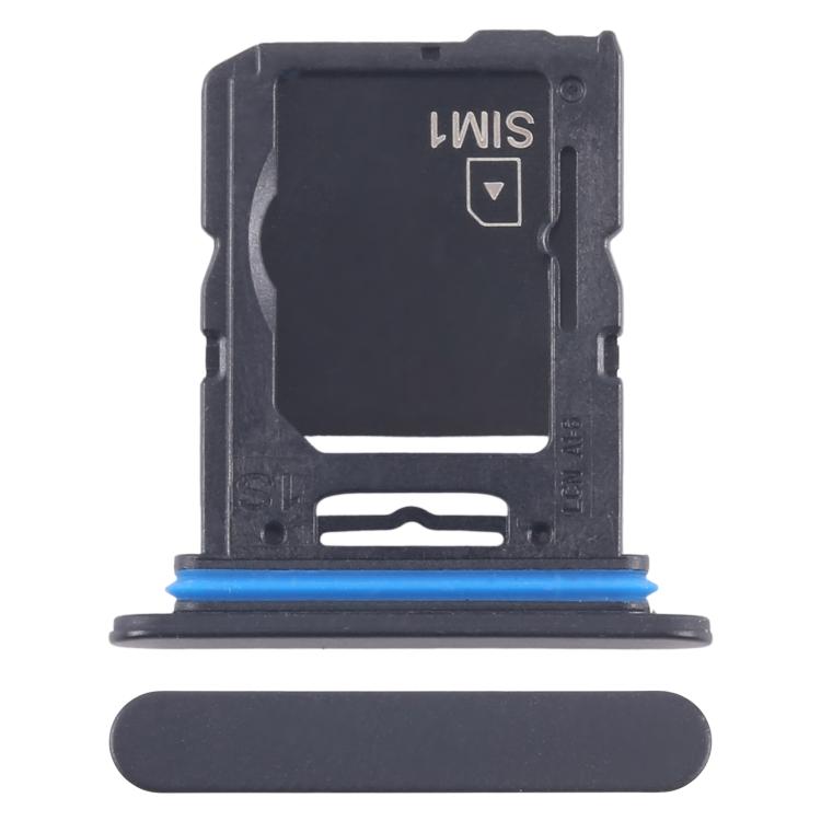 For Sony Xperia 10 V Original SIM Card Tray + Micro SD Card Tray (Black) - Card Tray by buy2fix | Online Shopping UK | buy2fix