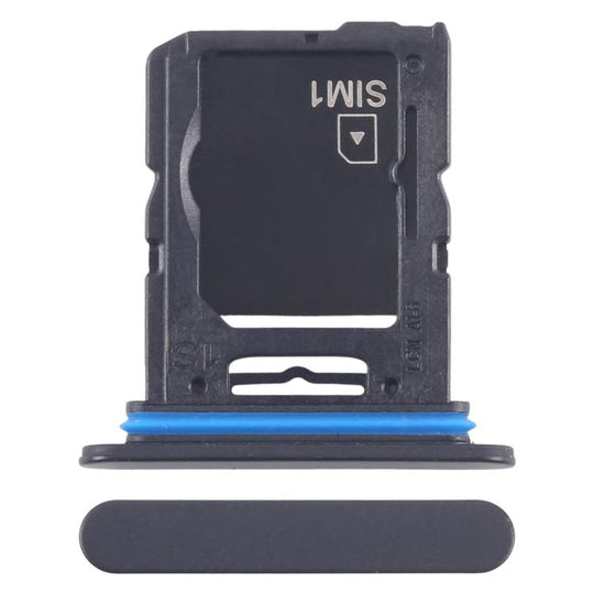For Sony Xperia 10 V Original SIM Card Tray + Micro SD Card Tray (Black)
