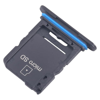 For Sony Xperia 10 V Original SIM Card Tray + Micro SD Card Tray (Black) - Card Tray by buy2fix | Online Shopping UK | buy2fix