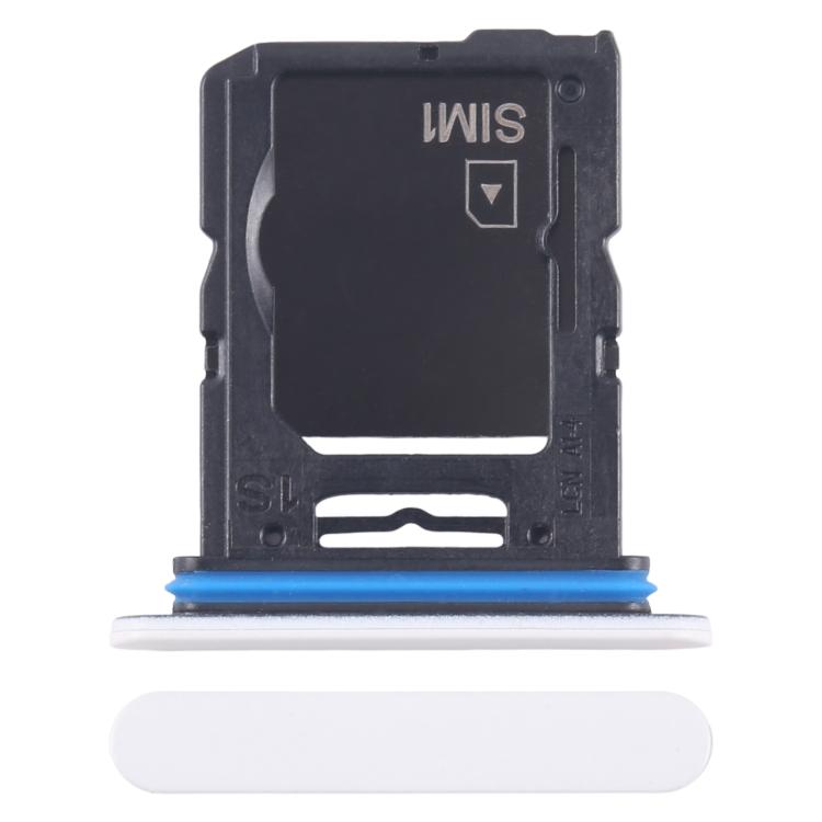 For Sony Xperia 10 V Original SIM Card Tray + Micro SD Card Tray (White) - Card Tray by buy2fix | Online Shopping UK | buy2fix