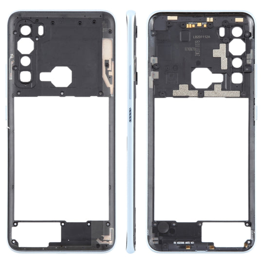 For HTC U20 5G Original Middle Frame Bezel Plate (White)