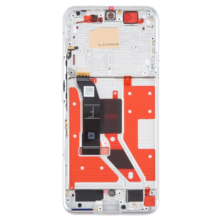 For Honor Magic6 Original LCD Screen Digitizer Full Assembly with Frame (Silver) by buy2fix