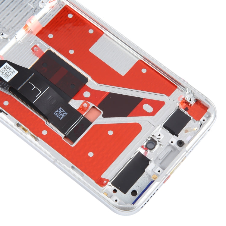 For Honor Magic6 Original LCD Screen Digitizer Full Assembly with Frame (Silver) by buy2fix