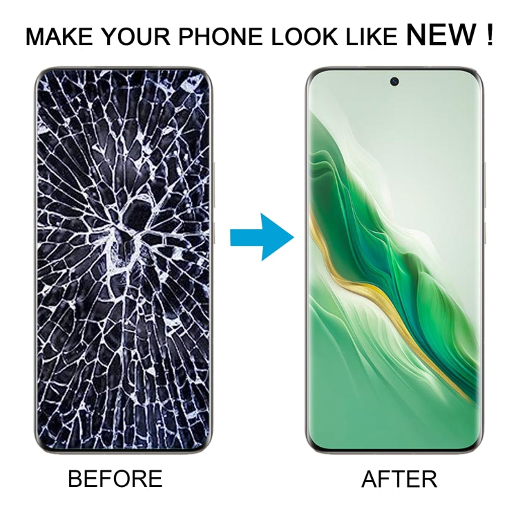 For Honor Magic6 Original LCD Screen Digitizer Full Assembly with Frame (Silver) by buy2fix