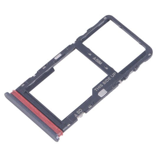 For TCL Stylus 5G T779W SIM Card Tray + Micro SD Card Tray (Black) by buy2fix