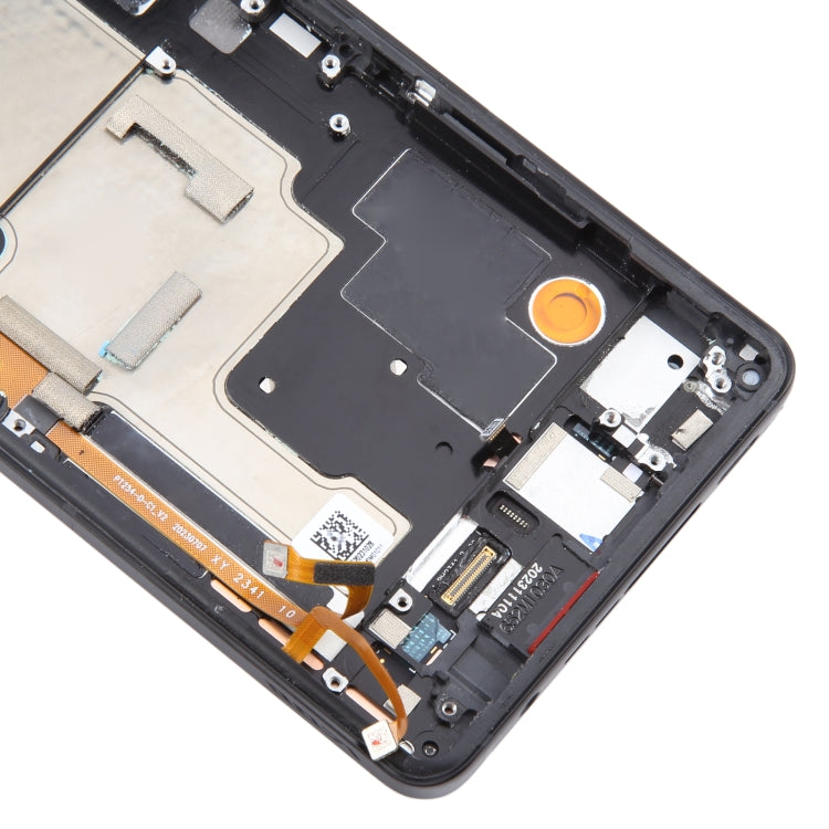 For Asus ROG Phone 8 Pro 5G AI2401 AMOLED Original LCD Screen Digitizer Full Assembly with Frame (Black) - LCD Screen by buy2fix | Online Shopping UK | buy2fix
