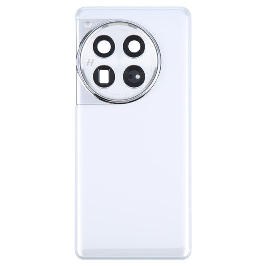 For OnePlus 12 PJD110 CPH2573 CPH2581 Original Glass Battery Back Cover with Camera Lens(White) by buy2fix
