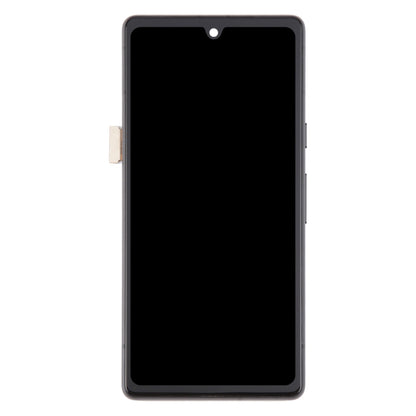 For Google Pixel 7A G82U8 OLED LCD Screen Digitizer Full Assembly with Frame (Black) - LCD Screen by buy2fix | Online Shopping UK | buy2fix