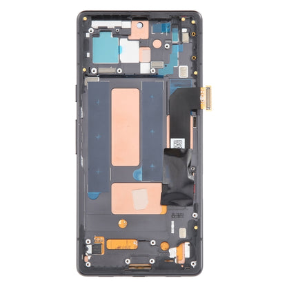 For Google Pixel 7A G82U8 OLED LCD Screen Digitizer Full Assembly with Frame (Black) - LCD Screen by buy2fix | Online Shopping UK | buy2fix