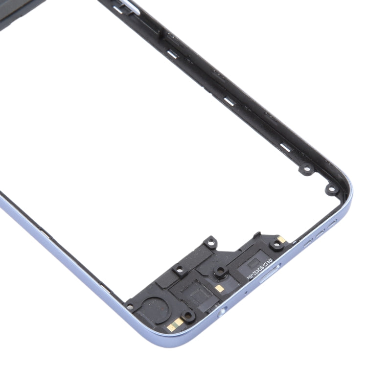 For Motorola Moto G34 Original Middle Frame Bezel Plate (Purple) - Frame Bezel Plate by buy2fix | Online Shopping UK | buy2fix