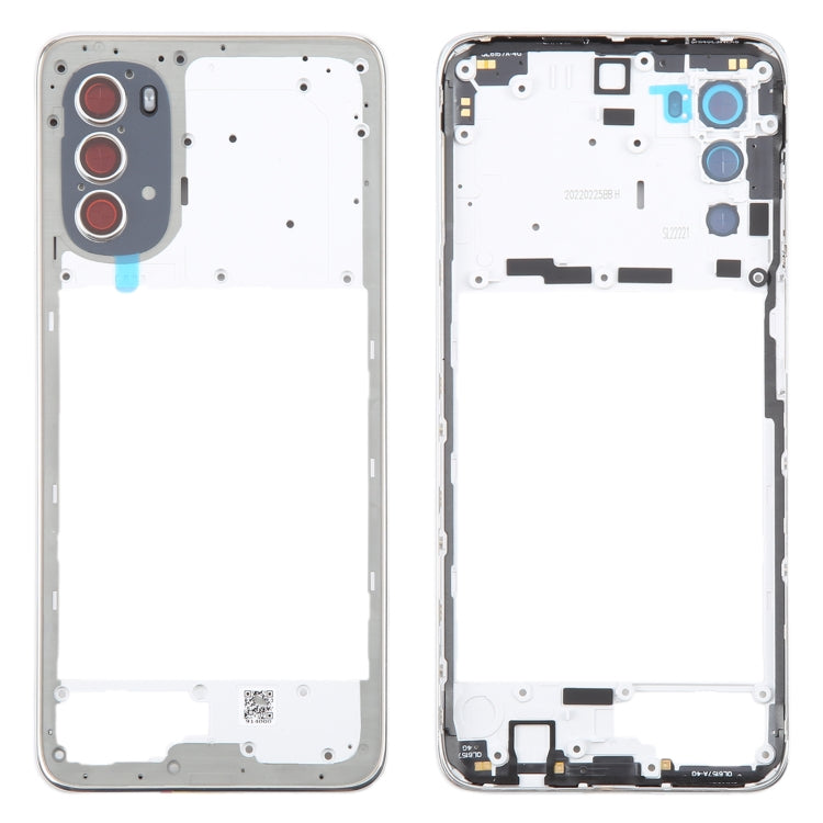 For Motorola Moto G52 Original Middle Frame Bezel Plate (Silver) - Frame Bezel Plate by buy2fix | Online Shopping UK | buy2fix